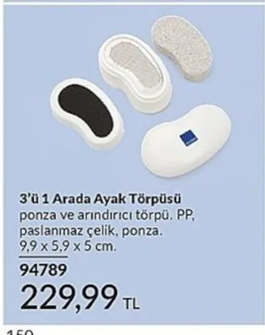 3'Ü 1 Arada Ayak Törpüsü