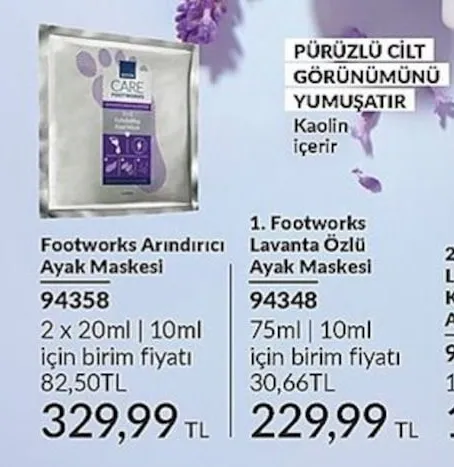 Footworks Arındırıcı Ayak Maskesi 2 X 20Ml | 10Ml