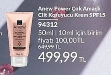 Anew Power Çok Amaçlı Cilt Koruyucu Krem Spf15 50Ml
