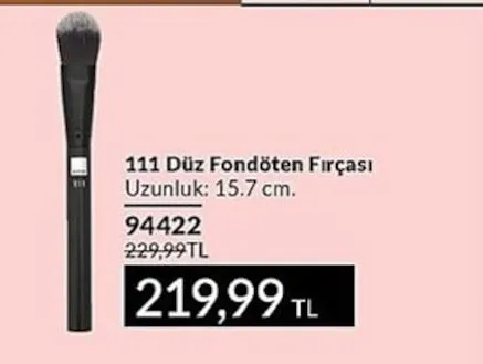 111 Düz Fondöten Fırçası