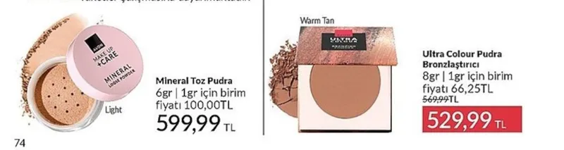 Ultra Colour Pudra Bronzlaştırıcı 8Gr