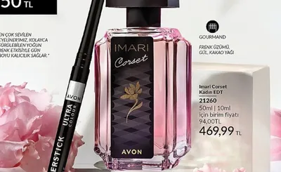 Avon Imari Corset Kadın Edt 50Ml + Eyeliner
