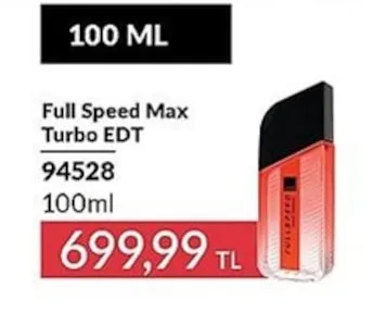 Full Speed Max Turbo Edt 100 Ml