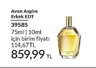 Avon Aspire Erkek Edt 75Ml | 10Ml