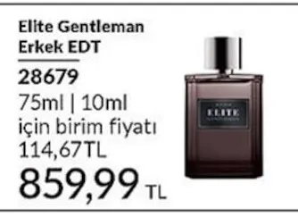Elite Gentleman Erkek Edt 75Ml | 10Ml