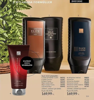 Avon Elite Gentleman Quest 250 Ml Şampuan