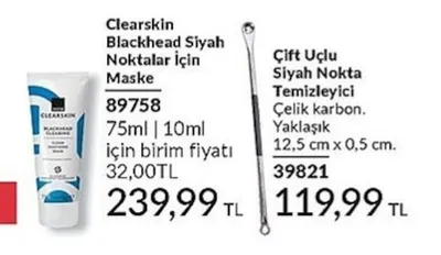 Clearskin Blackhead Siyah Noktalar Için Maske 75Ml
