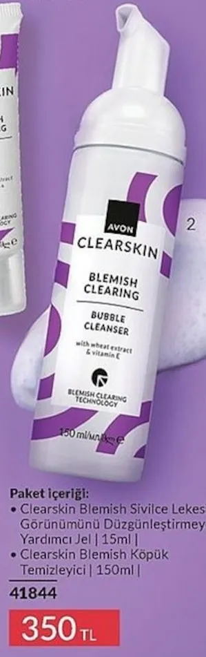 Clearskin Blemish Sivilce Lekesi Görünümünü Düzgünleştirmeye Yardımcı Jel | 15Ml | Clearskin Blemish Köpük Temizleyici | 150Ml |