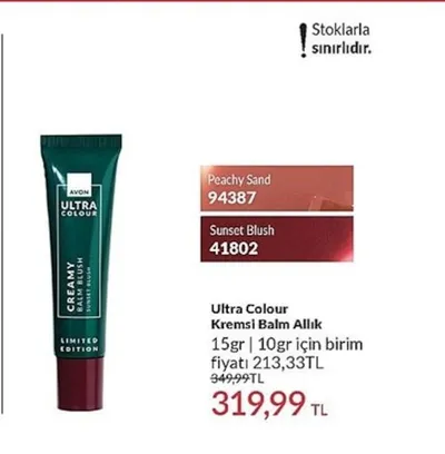 Ultra Colour Kremsi Balm Allık