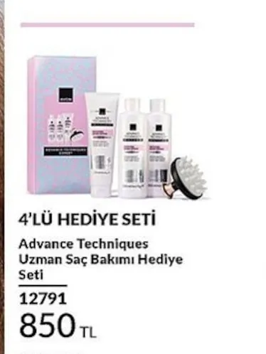 4'Lü Hedi̇Ye Seti̇ Advance Techniques Uzman Saç Bakımı Hediye Seti