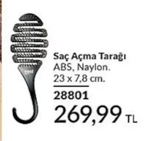 Saç Açma Tarağı
