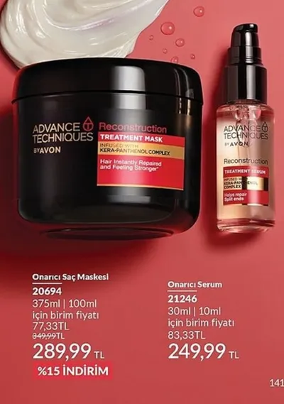 Advance Techniques Onarıcı Saç Maskesi 375Ml