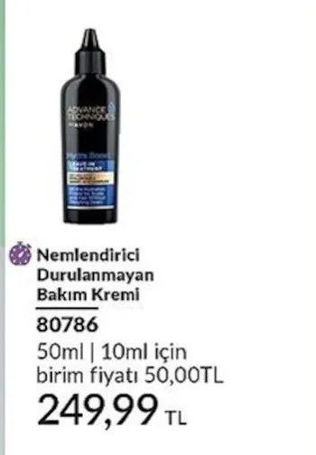 Avon Nemlendirici Durulanmayan Bakım Kremi 50Ml