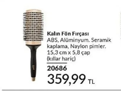 Kalın Fön Fırçası