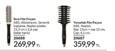 İnce Fön Fırçası