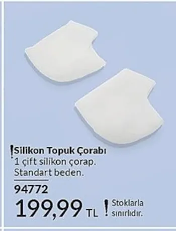 Silikon Topuk Çorabı