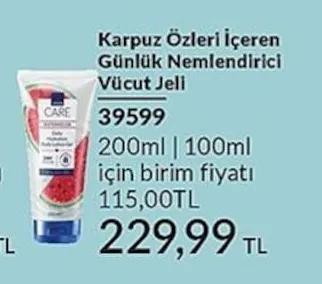 Karpuz Özleri İçeren Günlük Nemlendirici Vücut Jeli 200Ml