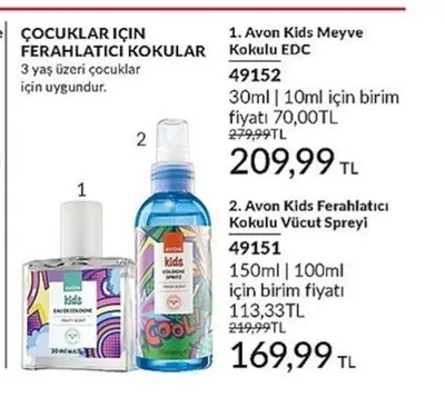 Avon Kids Meyve Kokulu Edc 30Ml