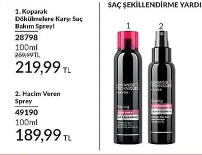 Avon Saç Bakım Spreyi 100Ml