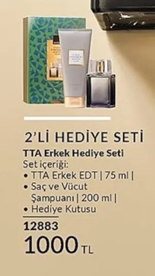 2'Li̇ Hedi̇Ye Seti̇ Tta Erkek Hediye Seti Tta Erkek Edt 75 Ml + Saç Ve Vücut Şampuanı 200 Ml + Hediye Kutusu