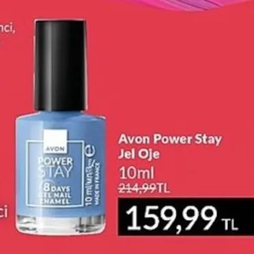 Avon Power Stay Jel Oje 10Ml