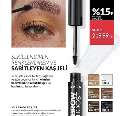 Avon Brow Boost Kaş Jeli