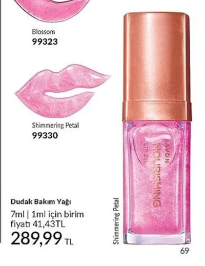 Avon Dudak Bakım Yağı 7Ml