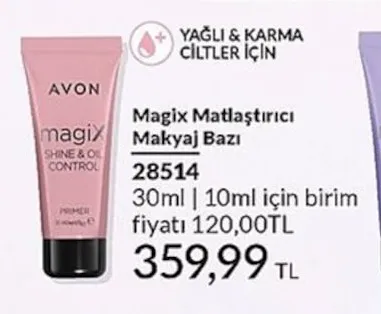 Avon Magix Matlaştırıcı Makyaj Bazı 30Ml