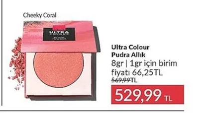 Ultra Colour Pudra Allık 8Gr