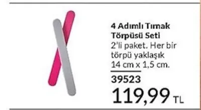 4 Adımlı Tırnak Törpüsü Seti