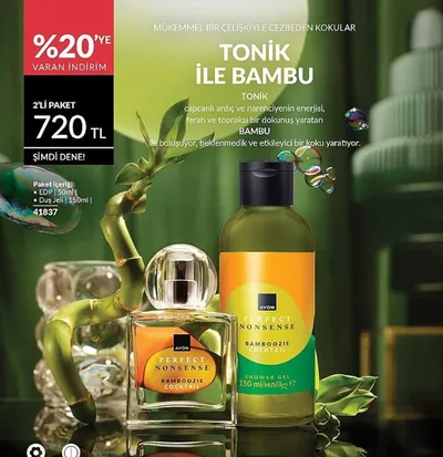 Avon Perfect Nonsense Bamboozie Cocktail Edp 50Ml, Duş Jeli 150Ml 2'Li Paket