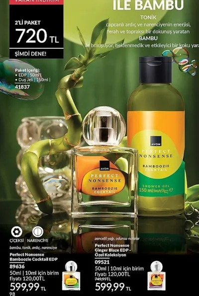 Avon Perfect Nonsense Bamboozie Cocktail Edp 50Ml