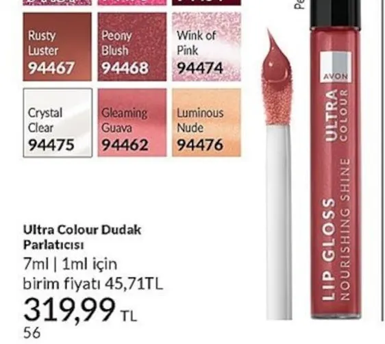 Ultra Colour Dudak Parlatıcısı 7Ml