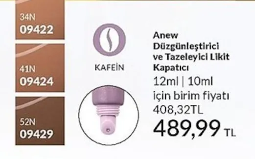 Anew Düzgünleştirici Ve Tazeleyici Likit Kapatıcı 12Ml | 10Ml