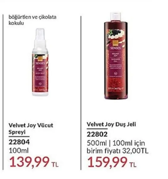 Velvet Joy Vücut Spreyi 100Ml
