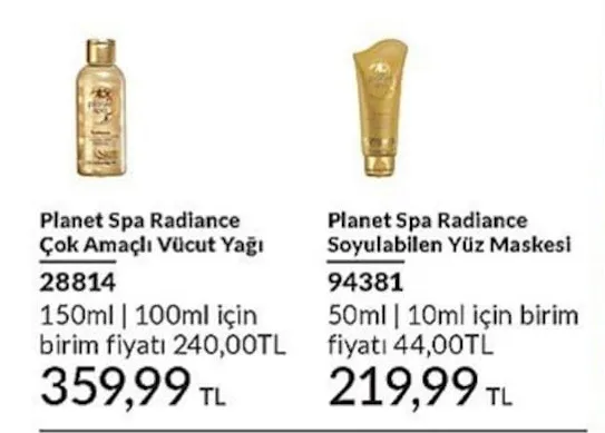 Planet Spa Radiance Çok Amaçlı Vücut Yağı 150Ml