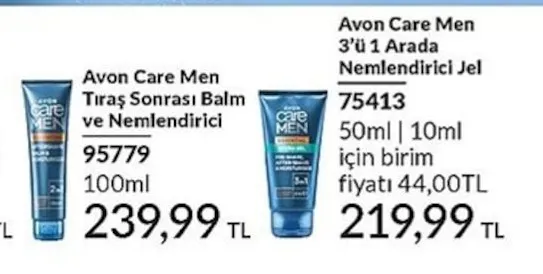 Avon Care Men Tıraş Sonrası Balm Ve Nemlendirici 100Ml