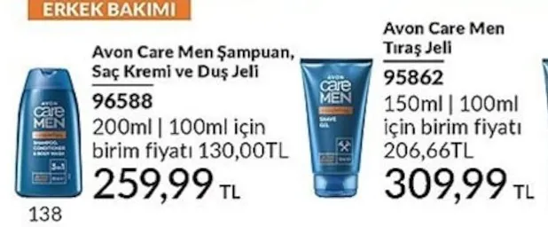 Avon Care Men 3'Ü 1 Arada Nemlendirici Jel 50Ml