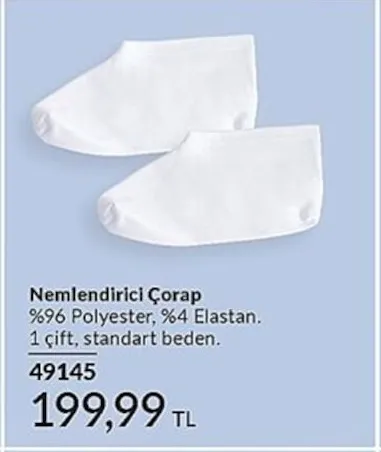 Nemlendirici Çorap