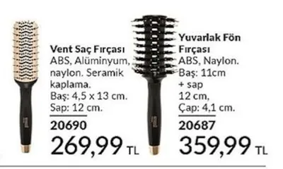 Vent Saç Fırçası
