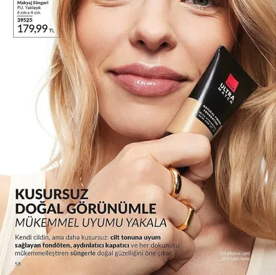 Avon Ultra Match Natural Finish Foundation 21N