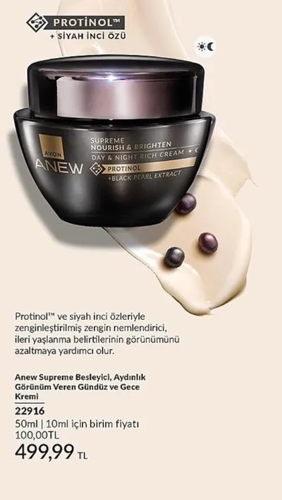 Avon Anew Supreme Besleyici & Aydınlık Görünüm Veren Gündüz Ve Gece Kremi 50Ml