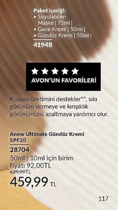 Avon Anew Ultimate Gündüz Kremi Spf20 50Ml