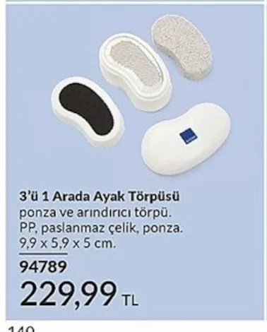 3'Lü 1 Arada Ayak Törpüsü