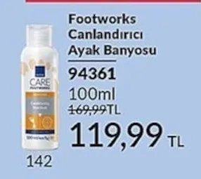 Footworks Canlandırıcı Ayak Banyosu 100Ml