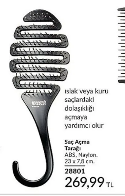 Katlanır Seyahat Tarağı