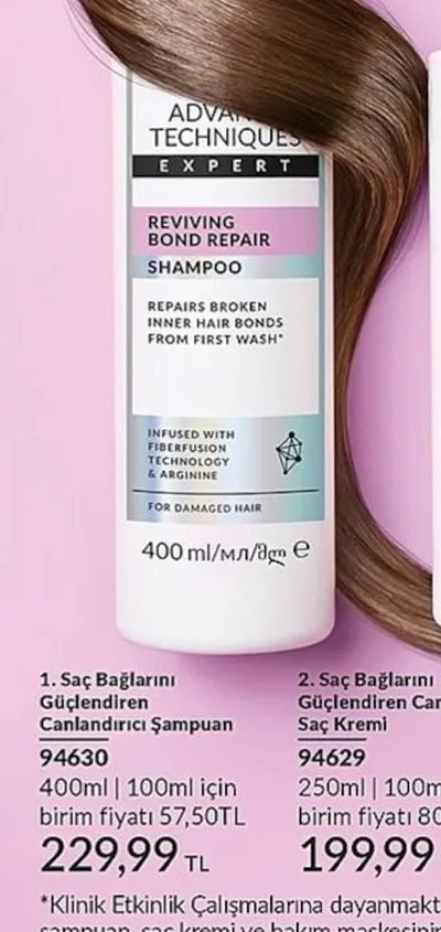 Avon Advanced Techniques Reviving Bond Repair Şampuan 400 Ml