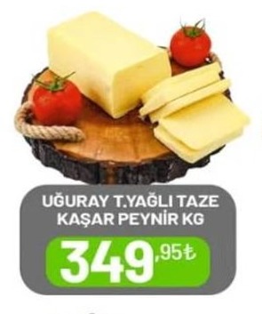 Uğuray T.Yağlı Taze Kaşar Peynir Kg