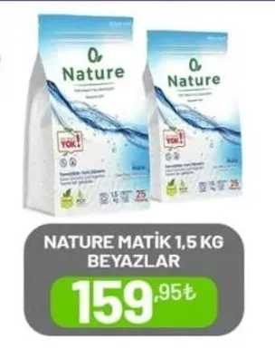 Nature Matik 1,5 Kg Beyazlar