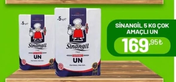 Sinangil 5 Kg Çok Amaçli Un